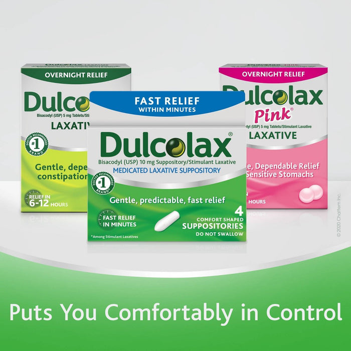 Dulcolax Gentle and Predictable Fast Relief Laxative Suppositories - 8ct