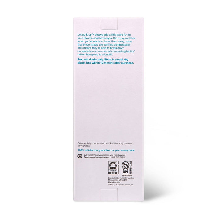 Straws - 50ct/1.69oz - up & up