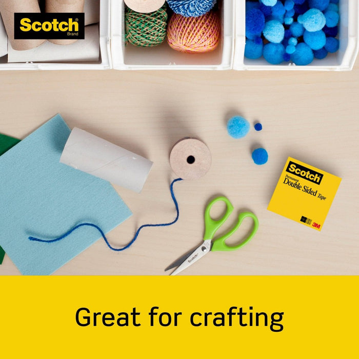 Scotch Permanent Double-Sided Tape .5" x 450"
