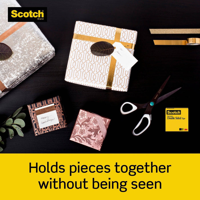 Scotch Permanent Double-Sided Tape .5" x 450"