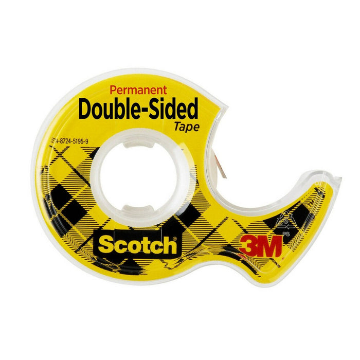 Scotch Permanent Double-Sided Tape .5" x 450"