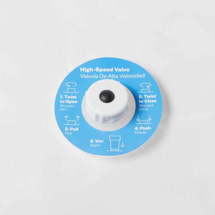 3pc Cube Compression Bags Set Clear - Brightroom