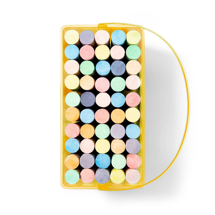 50ct Sidewalk Chalk Set with Yellow Box - Mondo Llama (LOCAL PICKUP ONLY)