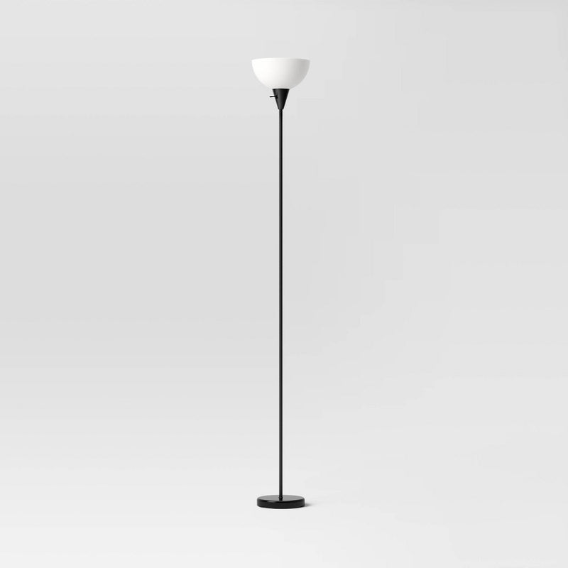 Torchiere Floor Lamp Black - Room Essentials