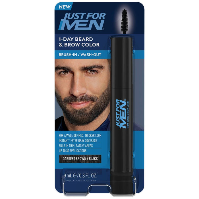Just For Men 1-Day Beard & Brow Color Darkest Brown / Black