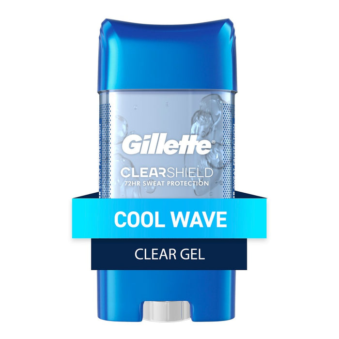 Gillette Clear Gel Antiperspirant Deodorant for Men - Cool Wave - 3.8oz