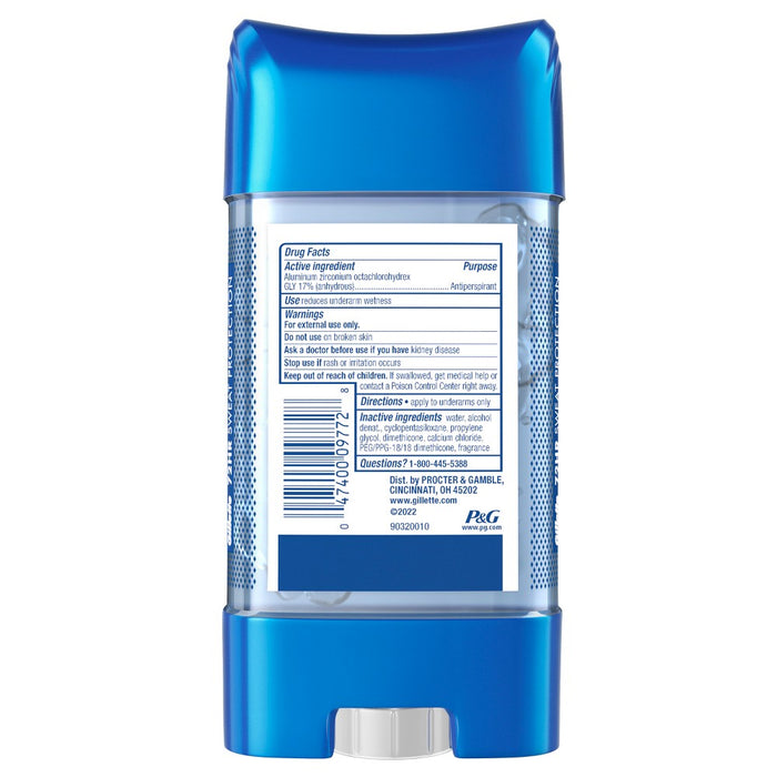 Gillette Clear Gel Antiperspirant Deodorant for Men - Cool Wave - 3.8oz