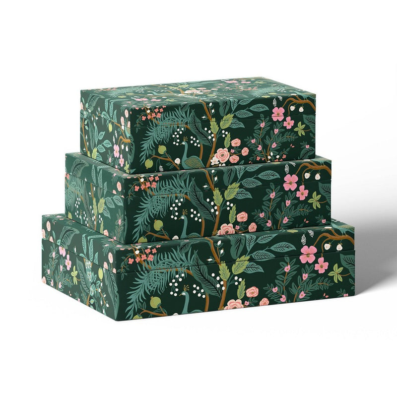 Rifle Paper Co. x Target Medium Peacock Decorative Storage Box