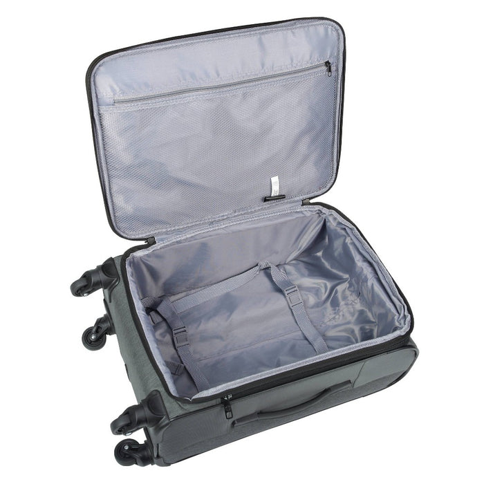 Skyline Softside Carry On Spinner Suitcase - Gray Heather (LOCAL PICKUP ONLY)
