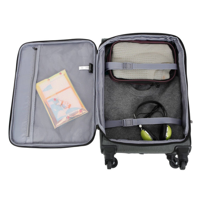 Skyline Softside Carry On Spinner Suitcase - Gray Heather (LOCAL PICKUP ONLY)