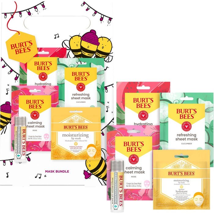 Burt's Bees Face Mask Bundle Gift Set - 5pc