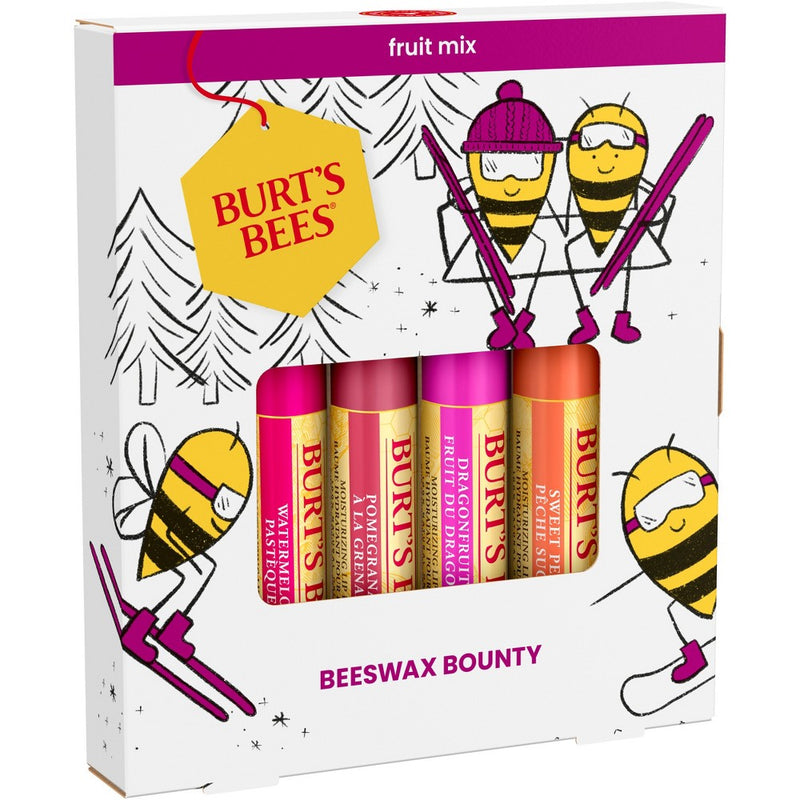 Burt's Bees Beeswax Bounty Fruit Lip Balms Gift Set - 4pc