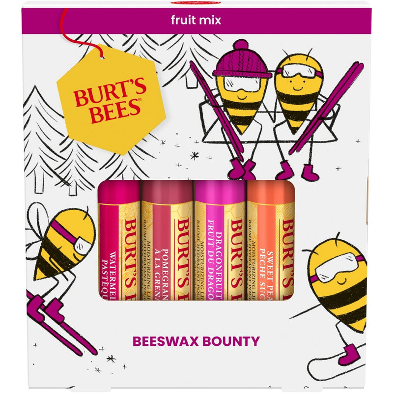 Burt's Bees Beeswax Bounty Fruit Lip Balms Gift Set - 4pc