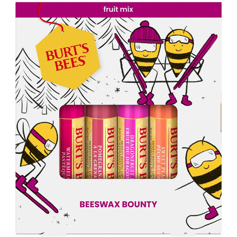 Burt's Bees Beeswax Bounty Fruit Lip Balms Gift Set - 4pc