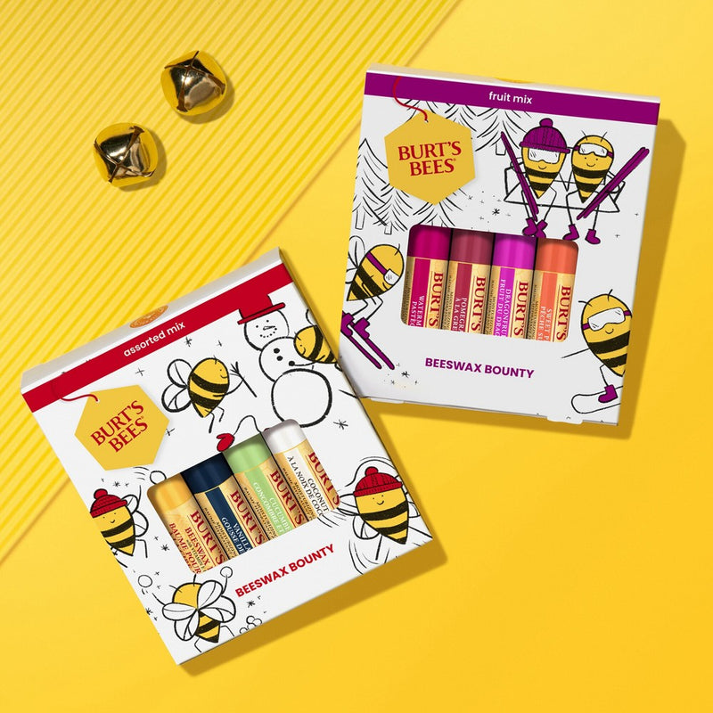 Burt's Bees Beeswax Bounty Fruit Lip Balms Gift Set - 4pc