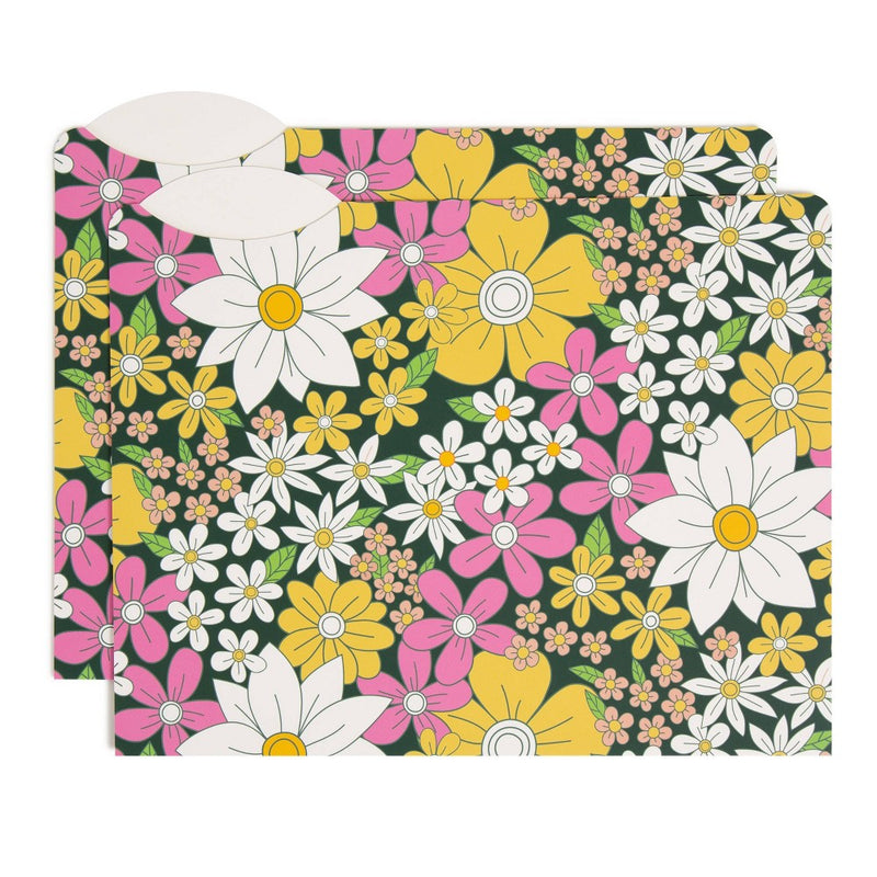 U Brands 6ct File Folders - Pop Florals