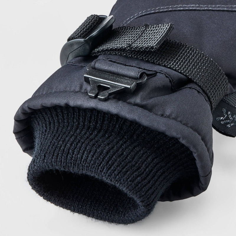 Boys' Onyx Ski Solid Gloves - All in Motion Black 4-7