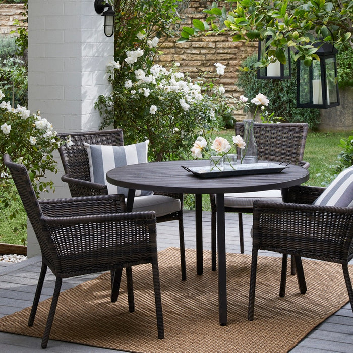 Monroe 2pk Patio Stack Dining Chairs Linen - Threshold (LOCAL PICKUP ONLY)