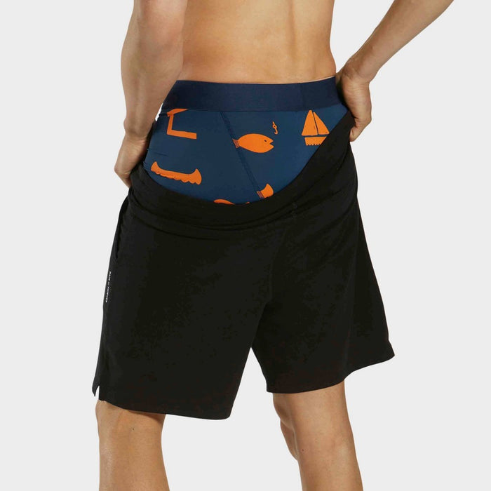 Pair of Thieves Men's Hustle Outdoor Boxer Briefs 2pk - Blue/Gray L