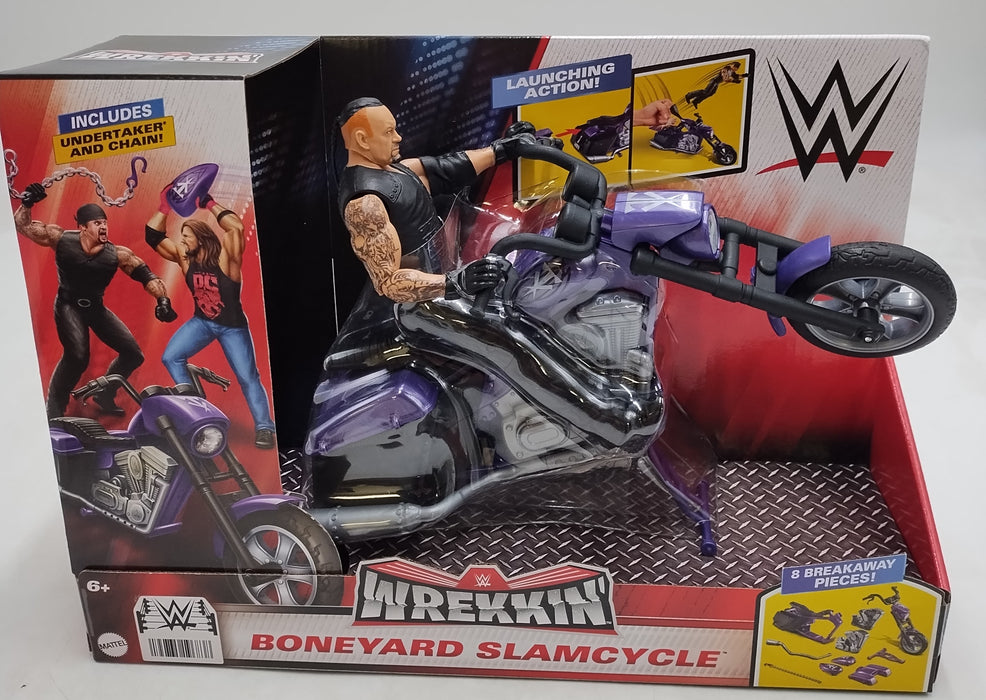 WWE Wrekkin' Boneyard Slamcycle Set