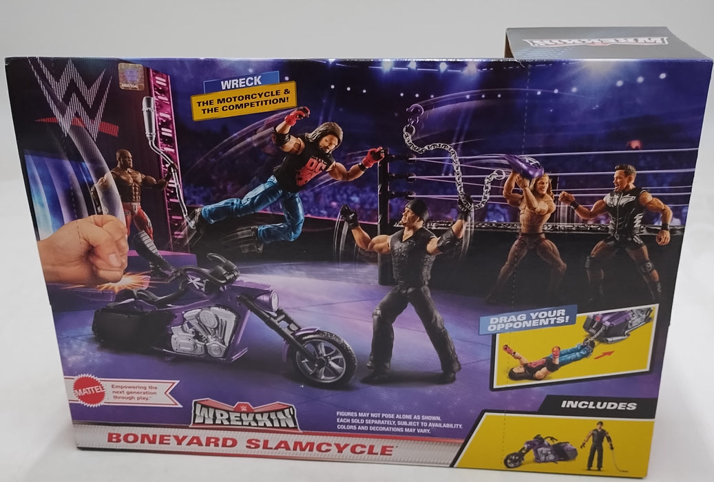 WWE Wrekkin' Boneyard Slamcycle Set