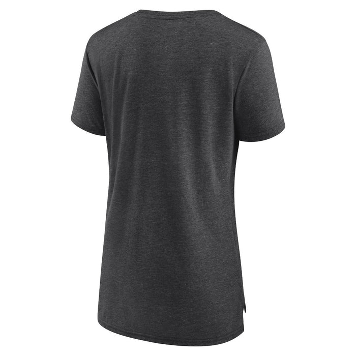 NFL Philadelphia Eagles Women's Champ Caliber Heather Short Sleeve Scoop Neck Triblend T-Shirt - XL