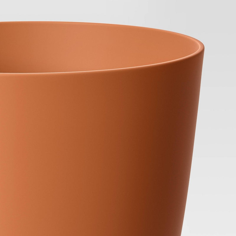 Self-Watering Plastic Indoor Outdoor Planter Pot Cosmic Rust 8"x8" - Room Essentials