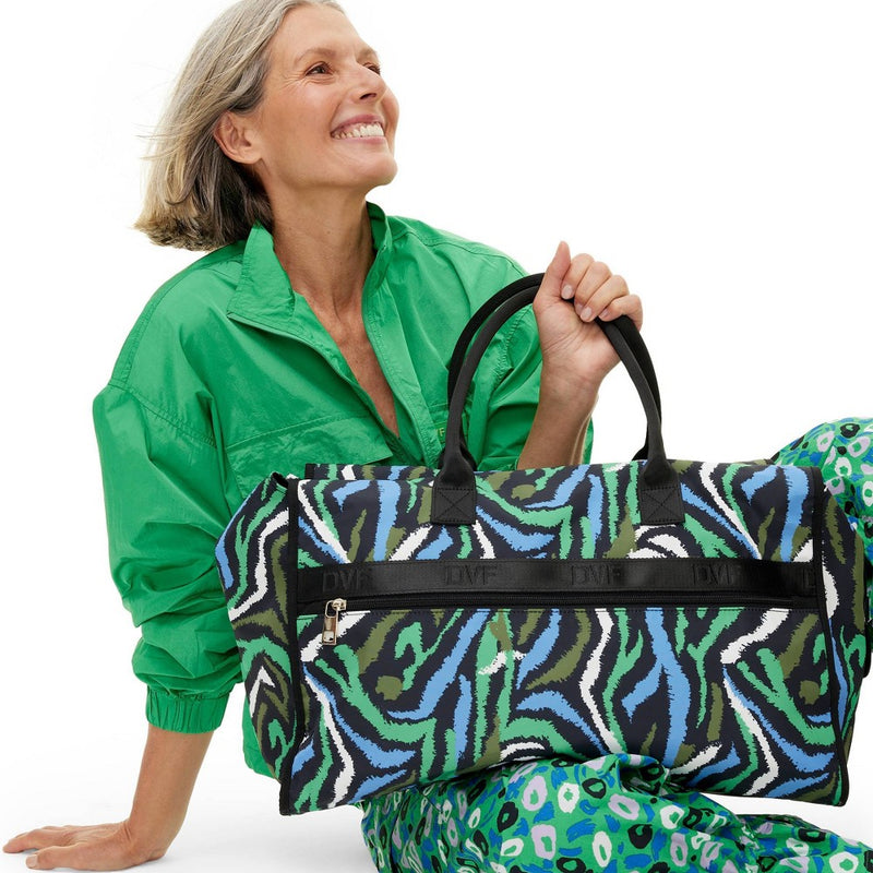 Disco Zebra Green Weekender Bag - DVF for Target