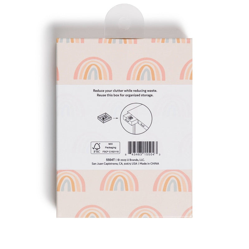 U Brands 4ct Rainbow Magnets - Warm Neutrals