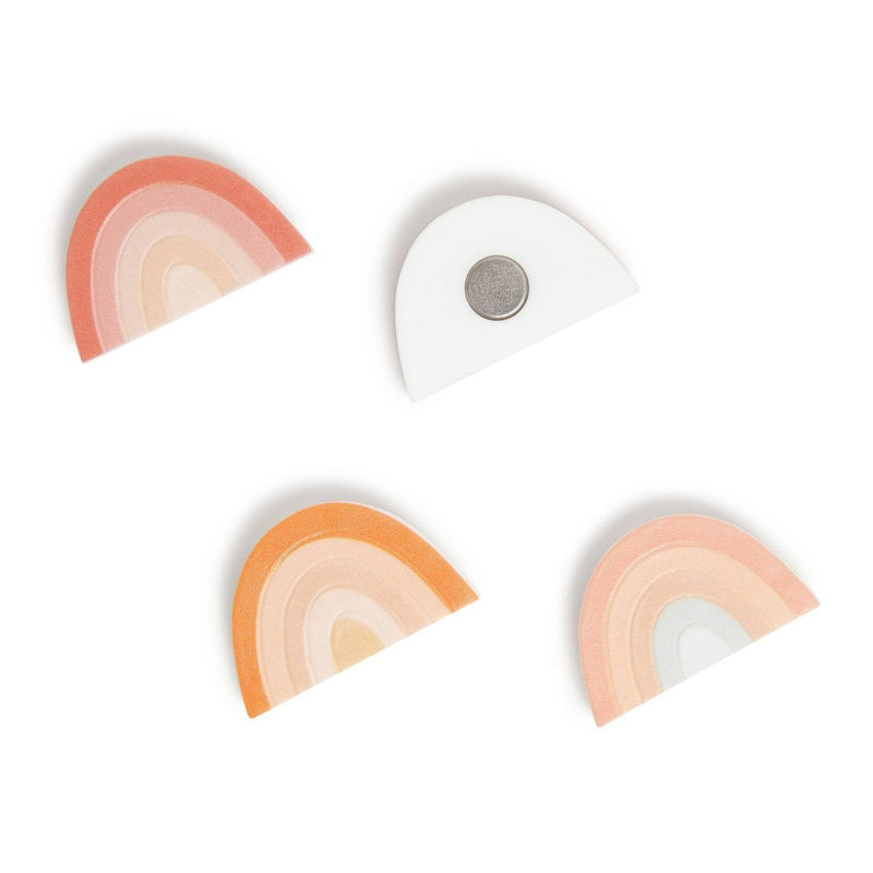 U Brands 4ct Rainbow Magnets - Warm Neutrals