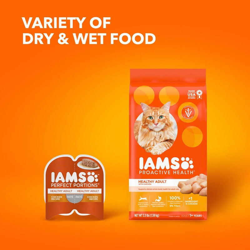 IAMS Proactive Health with Chicken Adult Premium Dry Cat Food - 22lbs (LOCAL PICKUP ONLY)