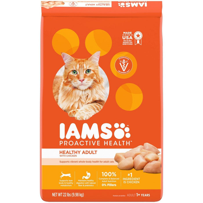 IAMS Proactive Health with Chicken Adult Premium Dry Cat Food - 22lbs (LOCAL PICKUP ONLY)
