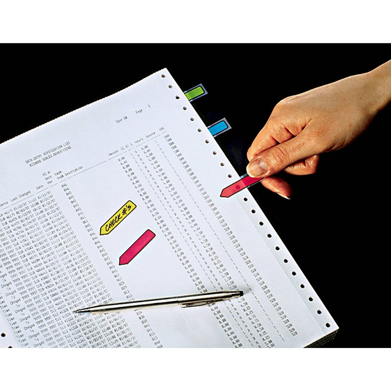 Post-it 100ct .47" Arrow Flags with On-the-Go Dispenser - Assorted Bright Colors