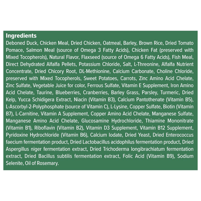 Blue Buffalo Wilderness High Protein Natural Adult Dry Dog Food plus Wholesome Grains with Duck - 13lbs