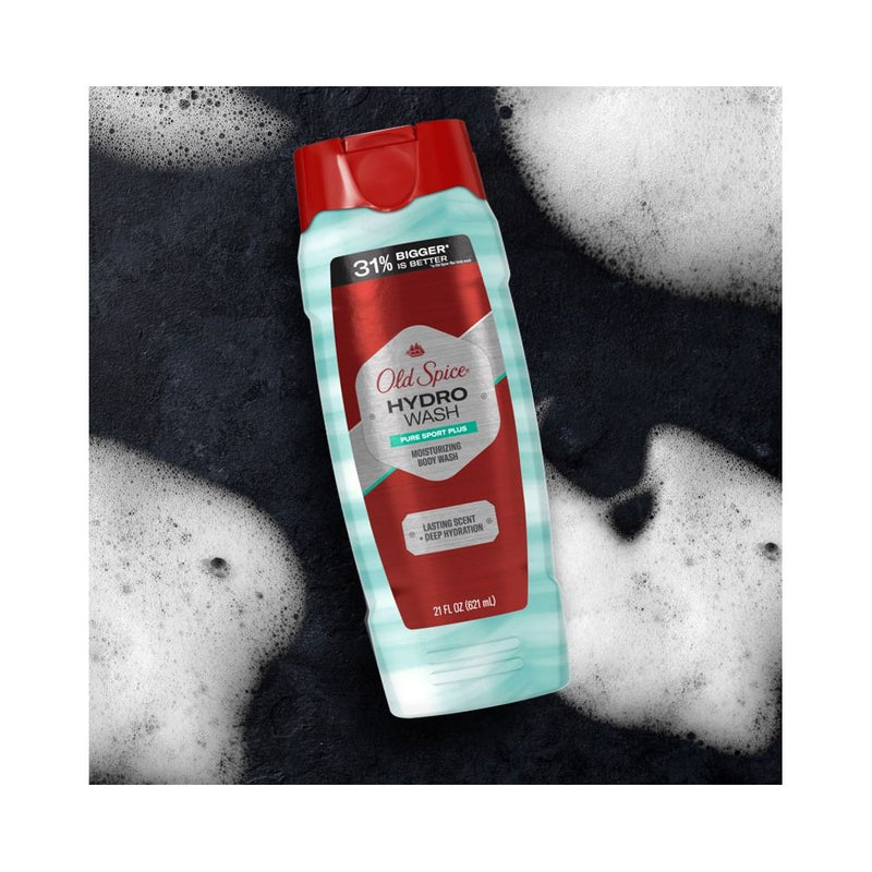 Old Spice Men's Moisturizing Hydro Body Wash - Pure Sport Plus - 21 fl oz