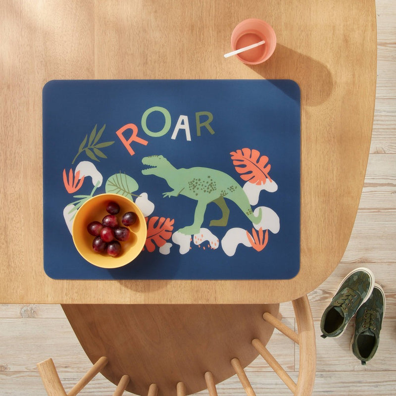 18" x 14" Dino Plastic Kids' Placemat - Pillowfort