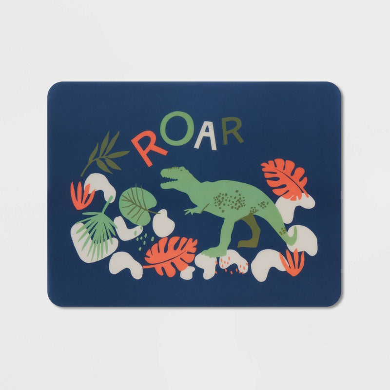 18" x 14" Dino Plastic Kids' Placemat - Pillowfort