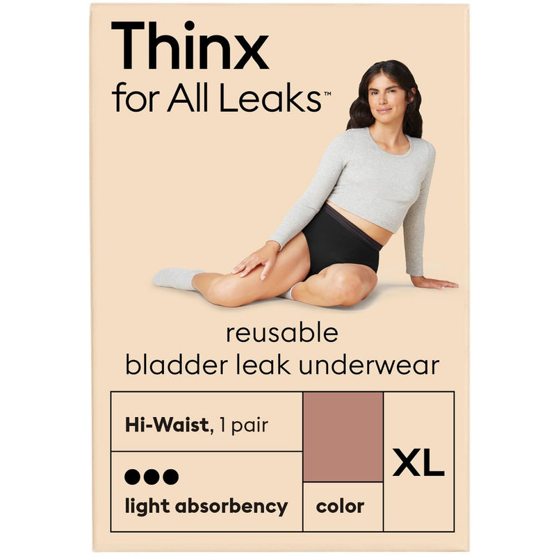 Thinx for All Leaks Hi Waist Incontinence Underwear - XL