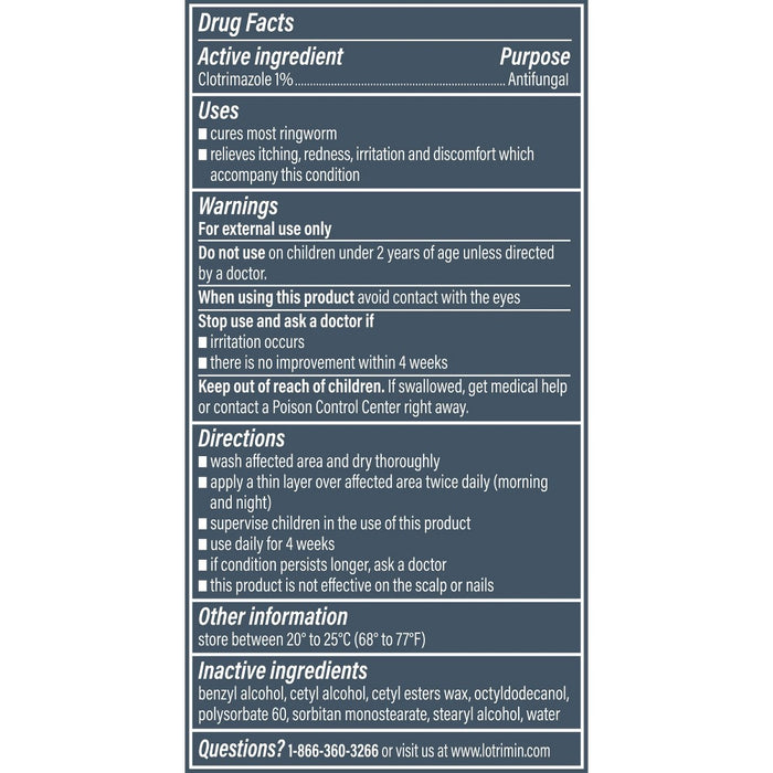 Lotrimin Antifungal Cream for Ringworm Care - .42oz