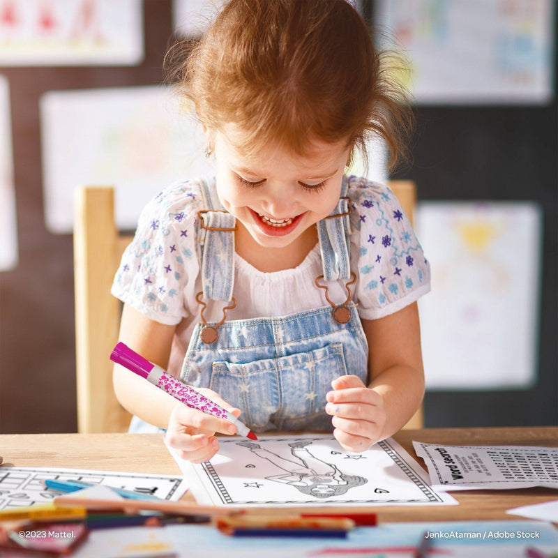 Barbie Coloring & Activity with Stamper Marker