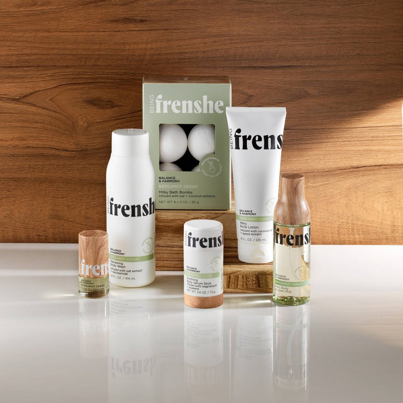 Being Frenshe Milky Hydrating Lotion for Dry Skin with Coconut Oil - Bergamot Cedar - 8 fl oz
