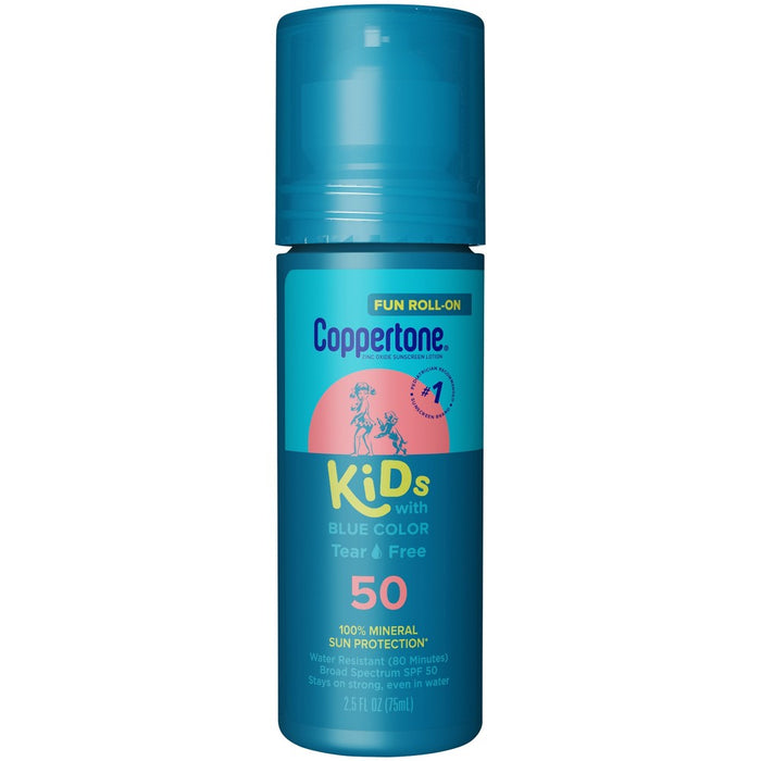Coppertone Kids' Roll-On Sunscreen Lotion - SPF 50 - 2.5 fl oz
