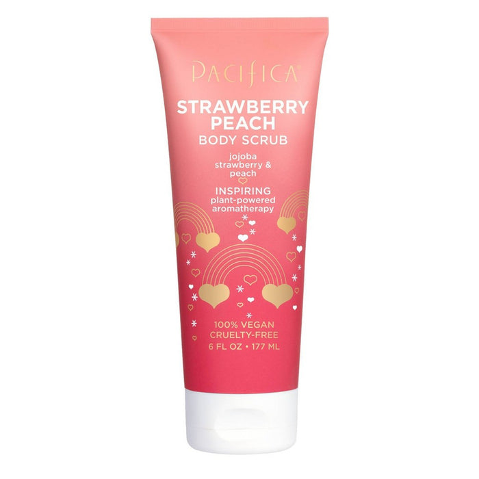 Pacifica Strawberry Peach & Jojoba Body Scrub - 6 fl oz