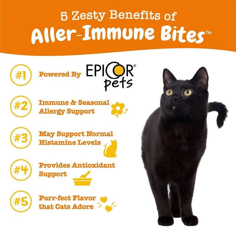 Zesty Paws Aller-Immune Cat Bites - Bacon - 35ct