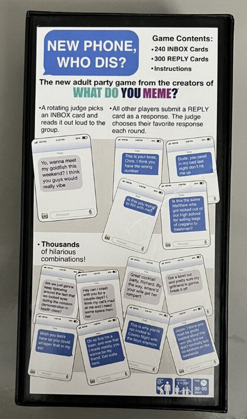 New Phone Who Dis? Game by What Do You Meme?