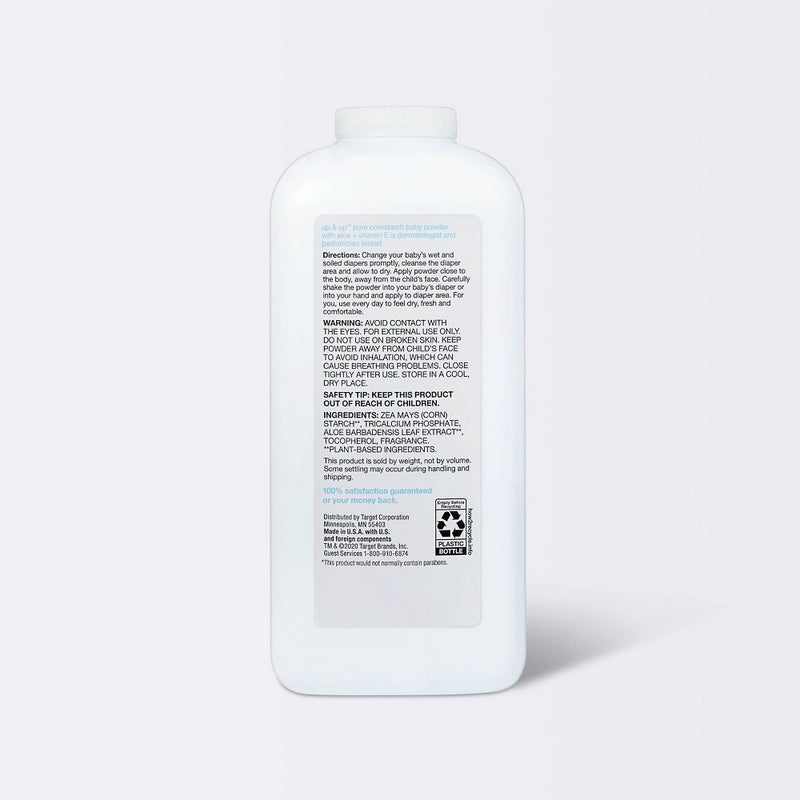 Baby Powder - Aloe Vera Vitamin E - 22oz - up & up