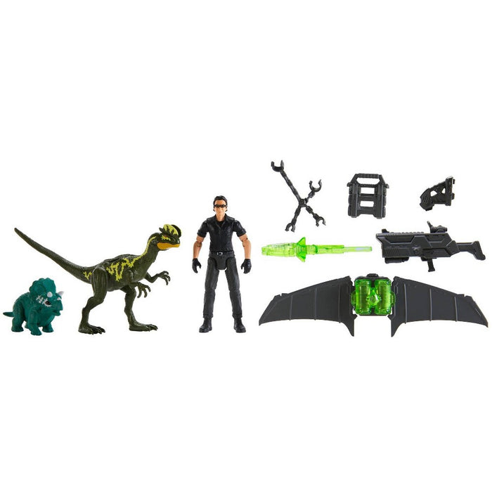 Jurassic Park Dr. Ian Malcolm Glider Escape Pack (Target Exclusive)