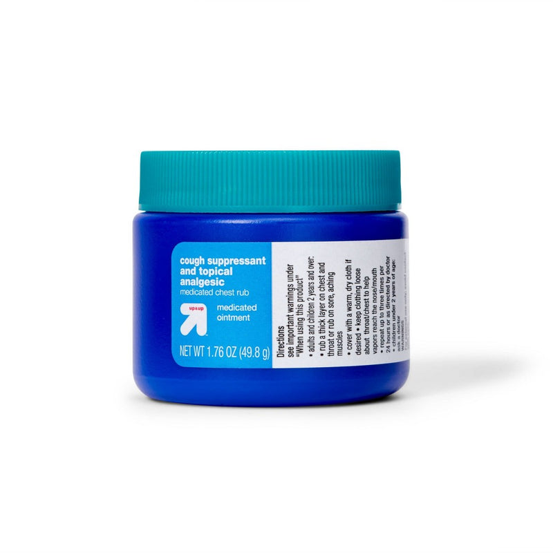 Cough Suppressant & Topical Analgesic Chest Rub Ointment - 1.76oz - up & up