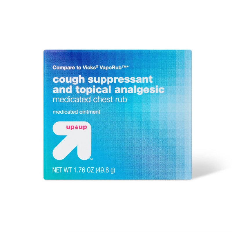 Cough Suppressant & Topical Analgesic Chest Rub Ointment - 1.76oz - up & up