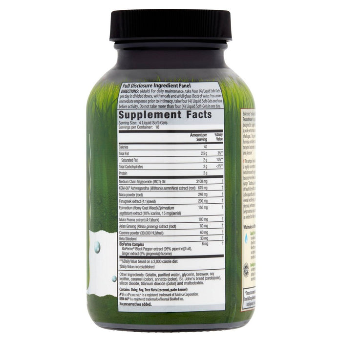 Irwin Naturals Steel Libido Peak Testosterone Softgels - 75ct